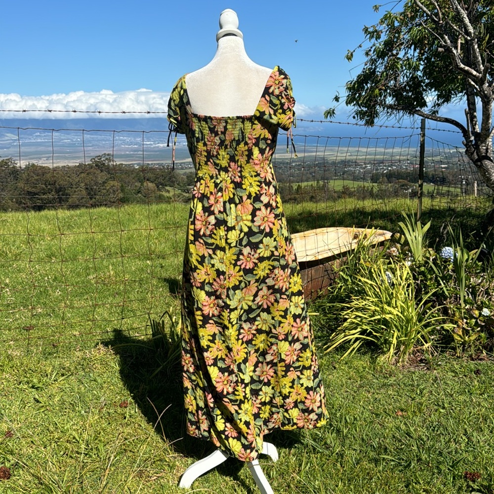 Free people Pippa Floral lace Midi  Dress M - Picture 8 of 14